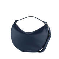 Genti de mana Orciani Dumpling Soft Large Nawy Leather Shoulder Bag With Shoulder Strap Femei