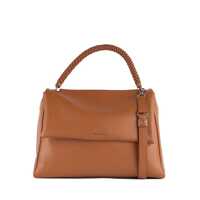 Genti de mana Orciani Sveva Xl Sense Scooby Leather-Colored Shoulder Bag With Shoulder Strap Femei