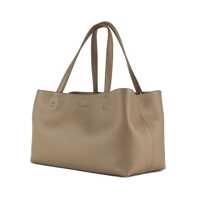 Genti de mana Orciani Dama - Genti de mana Orciani Orciani Tata Soft Kiwi Colored Leather Shoulder Tote Bag GREEN Femei (BM 17364750) - B-mall.ro