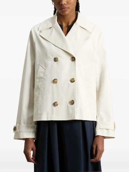 Geci Woolrich Woolrich Cotton Pecoat WHITE Femei (BM 17366016) 3