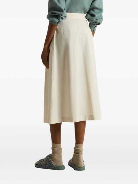 Fuste Woolrich Woolrich Long Skirt Beige Femei (BM 17366025) 4