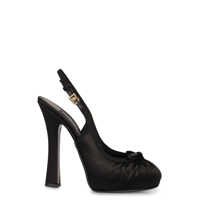Pantofi cu toc Dolce & Gabbana Satin Slingback Pumps Femei