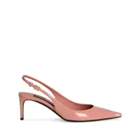 Pantofi cu toc Dolce & Gabbana Leather Slingback Pumps Femei