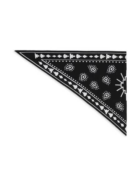 Esarfe Marcelo Burlon Marcelo Burlon County Of Milan Wool Blend Scarf Black Barbati (BM 17366502) 2