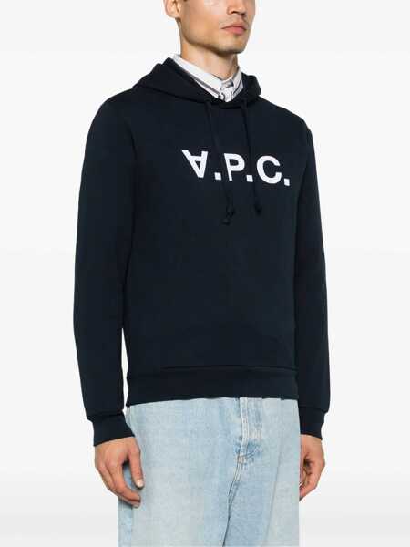 Bluze de trening A.P.C. A.P.C. Standard Grand Vpc Cotton Hoodie BLUE Barbati (BM 17366616) 4