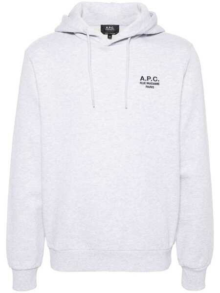 Bluze de trening A.P.C. A.P.C. Standard Rue Madame Cotton Hoodie GREY Barbati (BM 17366643) 1
