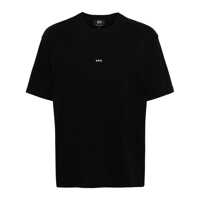 Tricouri A.P.C. Boxy Micro Logo Cotton Crew-Neck T-Shirt Barbati