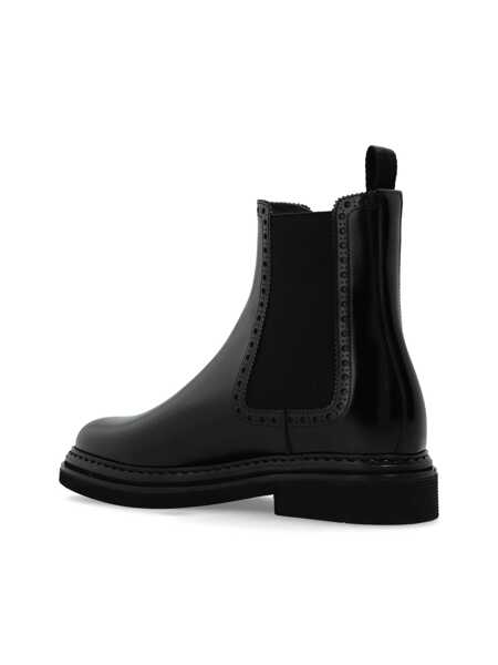 Bocanci Dolce & Gabbana Dolce & Gabbana Leather Chelsea Boots Black Femei (BM 17367063) 5