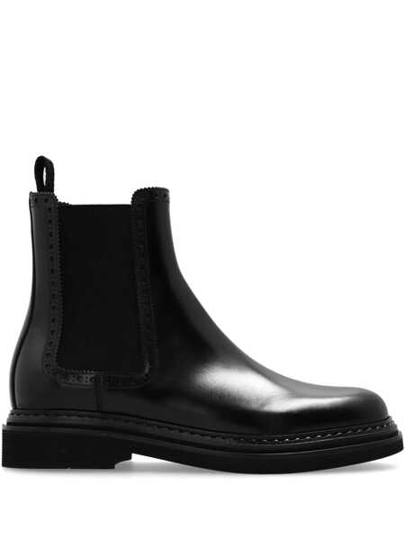 Bocanci Dolce & Gabbana Dolce & Gabbana Leather Chelsea Boots Black Femei (BM 17367063) 1