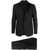 Tagliatore Tagliatore Three-Piece Wool Suit Black