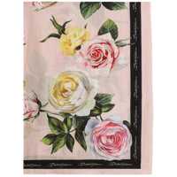 Esarfe Dolce & Gabbana Printed Silk Scarf Femei