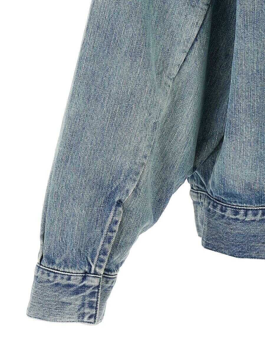 Geci FEAR OF GOD Fear Of God Denim Trucker Jacket BLUE Barbati (BM 17368194) 4