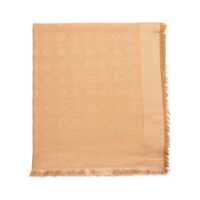Esarfe Fendi Scarf In Silk And Wool With Jacquard Ff Motif Femei