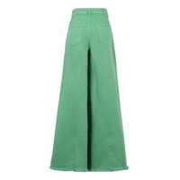 Blugi FEDERICA TOSI Dama - Blugi FEDERICA TOSI Federica Tosi Wide-Leg Jeans GREEN Femei (BM 17368395) - B-mall.ro