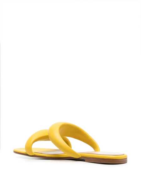 Sandale Gianvito Rossi Gianvito Rossi Leather Slides YELLOW Femei (BM 17368437) 3