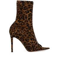 Bocanci Gianvito Rossi Leather Ankle Boots Femei