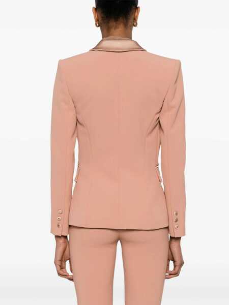 Sacouri Elisabetta Franchi Elisabetta Franchi Crepe Blazer PINK Femei (BM 17368779) 4