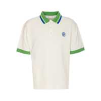 Tricouri Polo 'Le Polo Piqué Tresse' White Polo Shirt With Classic Collar And Logo Embroidery On The Front In Cotton Man Barbati