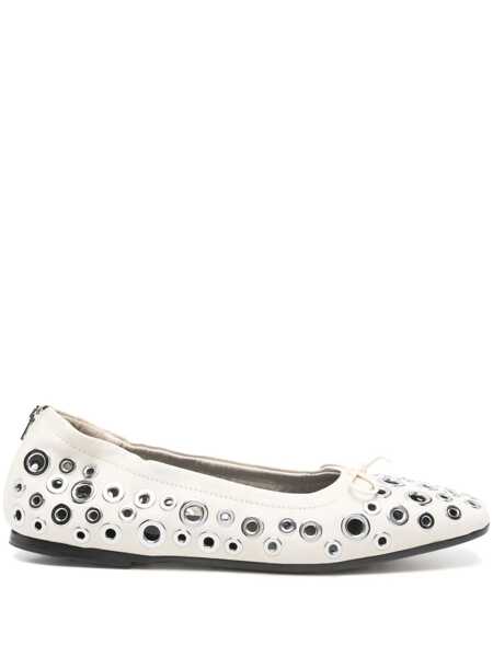 Balerini Golden Goose Golden Goose Amy Ballet Flats WHITE Femei (BM 17369307) 1