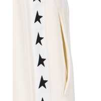 Pantaloni casual Golden Goose Dama - Pantaloni casual Golden Goose Golden Goose Star Logo Band Track Pants WHITE Femei (BM 17369343) - B-mall.ro