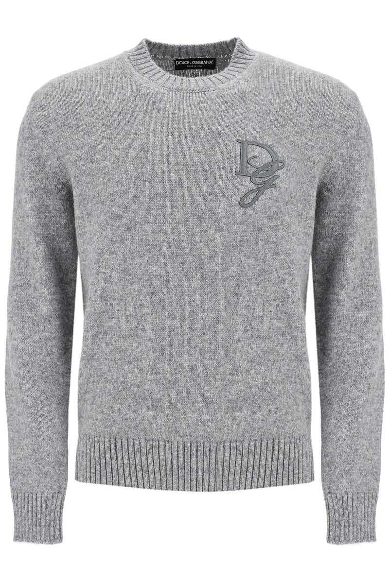 Pulovere Dolce & Gabbana Dolce & Gabbana Knitwear Logo GRIGIOCHIARO Barbati (BM 17369346) 1