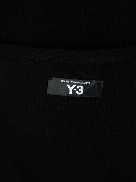 Esarfe Y-3 Y-3 Adidas Knitted Wool Scarf Black Barbati (BM 17369730) 3