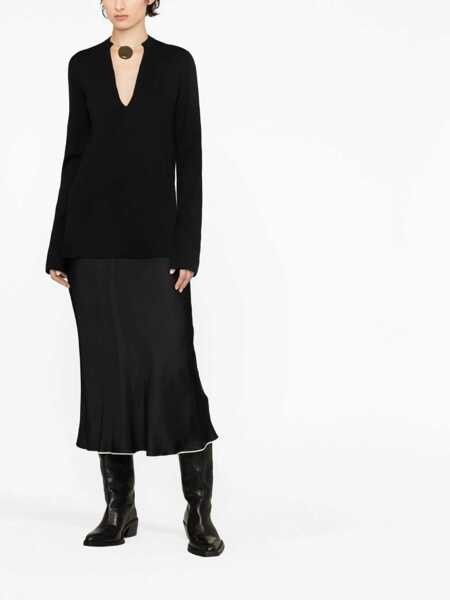 Pulovere Jil Sander Jil Sander Wool Sweater Black Femei (BM 17369829) 2