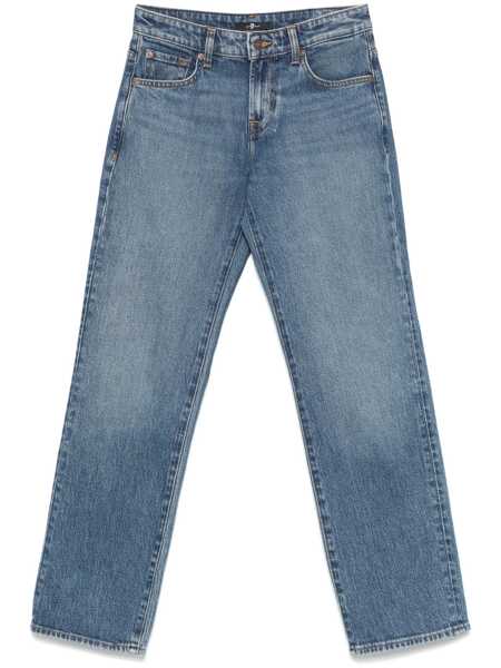 Blugi 7 For All Mankind 7 For All Mankind Calie Straight Leg Jeans Navy Femei (BM 17370435) 1
