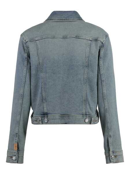 Geci 7 For All Mankind 7 For All Mankind Trucker Denim Jacket Navy Femei (BM 17370447) 2