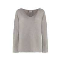 Imbracaminte THE (ALPHABET) Dama - Pulovere THE ALPHABET The Alphabet The Knit - Cashmere Blend Pullover Grey Femei (BM 17370456) - B-mall.ro