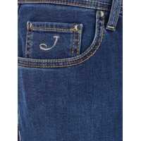 Blugi Jacob Cohen pentru Barbati - Blugi Jacob Cohen Blue Jeans With Belt Loops And Logo Patch On The Rear In Denim Stretch Man BLUE Barbati (BM 17370471) - B-mall.ro