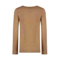 Imbracaminte THE (ALPHABET) Dama - Pulovere THE ALPHABET The Alphabet The Knit - Silk-Cashmere Blend Pullover Brown Femei (BM 17370660) - B-mall.ro