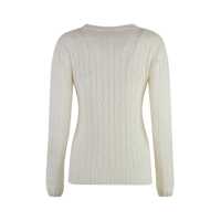 Imbracaminte THE (ALPHABET) Dama - Pulovere THE ALPHABET The Alphabet The Knit - Cashmere And Silk Blend Sweater WHITE Femei (BM 17370666) - B-mall.ro