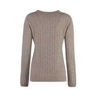 Imbracaminte THE (ALPHABET) Dama - Pulovere THE ALPHABET The Alphabet The Knit - Cashmere And Silk Blend Sweater Beige Femei (BM 17370669) - B-mall.ro