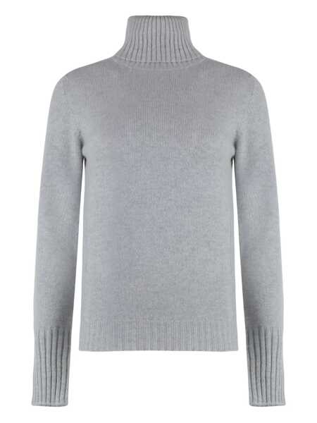 Pulovere THE ALPHABET The Alphabet The Knit - Cashmere Turtleneck Pullover GREY Femei (BM 17370732) 1