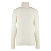 Imbracaminte THE (ALPHABET) Dama - Pulovere THE ALPHABET The Alphabet The Knit - Cashmere Turtleneck Pullover WHITE Femei (BM 17370735) - B-mall.ro