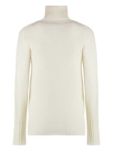 Pulovere THE ALPHABET The Alphabet The Knit - Cashmere Turtleneck Pullover WHITE Femei (BM 17370738) 2