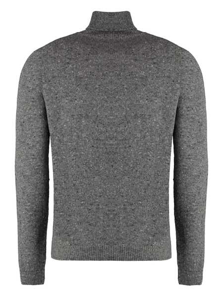 Pulovere THE ALPHABET The Alphabet The Knit - Cashmere Blend Turtleneck Sweater GREY Barbati (BM 17370753) 2