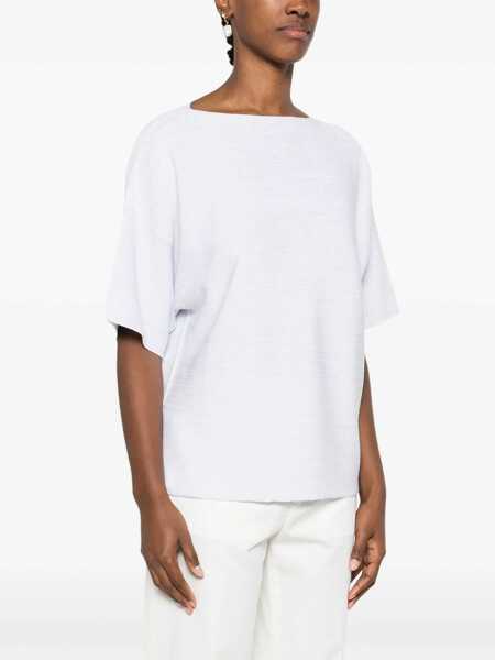Pulovere Fabiana Filippi Fabiana Filippi Short Sleeve Sweater GREY Femei (BM 17371722) 3