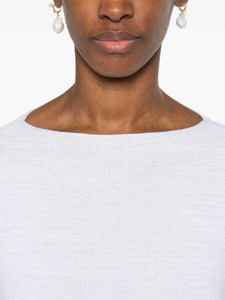 Pulovere Fabiana Filippi Fabiana Filippi Short Sleeve Sweater GREY Femei (BM 17371722) 5