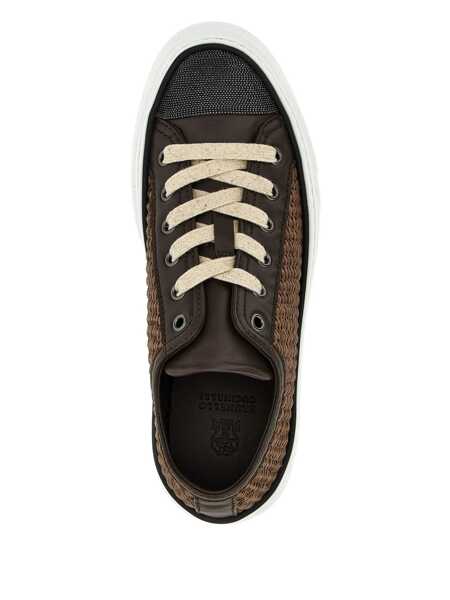 Sneakers Brunello Cucinelli Brunello Cucinelli Jewel Sneakers BROWN Femei (BM 17372532) 4