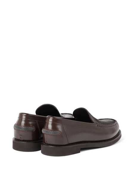 Mocasini Brunello Cucinelli Brunello Cucinelli Monile Loafers BROWN Femei (BM 17372544) 3
