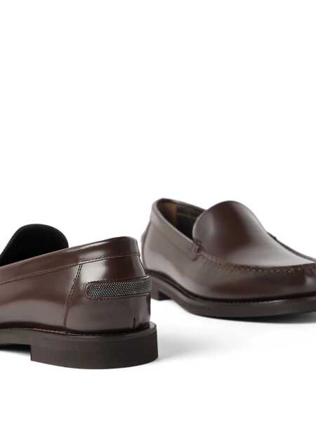 Mocasini Brunello Cucinelli Brunello Cucinelli Monile Loafers BROWN Femei (BM 17372544) 4