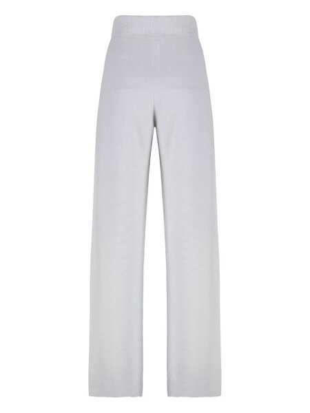 Pantaloni casual Fabiana Filippi Fabiana Filippi Lurex Knit Trousers GREY Femei (BM 17373444) 2