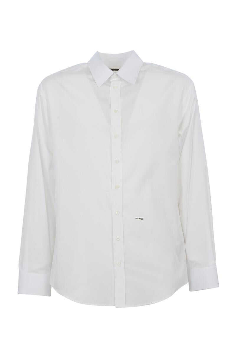 Camasi DSQUARED2 DSQUARED2 Shirts WHITE Barbati (BM 17374884) 1