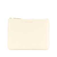 Genti de mana Comme Des Garçons Logo Detail Flat Leather Pouch Barbati