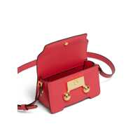 Genti de umar Marni Dama - Genti de umar Marni Marni Trunkaroo Rectangular Leather Shoulder Bag RED Femei (BM 17375415) - B-mall.ro