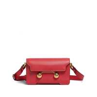 Genti de umar Marni Trunkaroo Rectangular Leather Shoulder Bag Femei