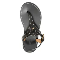 Balerini Isabel Marant Dama - Balerini Isabel Marant Jooni Black Sandals With Buckle Closure And Metal Studs In Leather Woman Black Femei (BM 17375436) - B-mall.ro