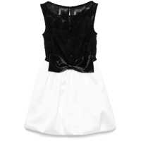 Rochii Self-Portrait 'Black And White Tulle Mini' Dress Femei